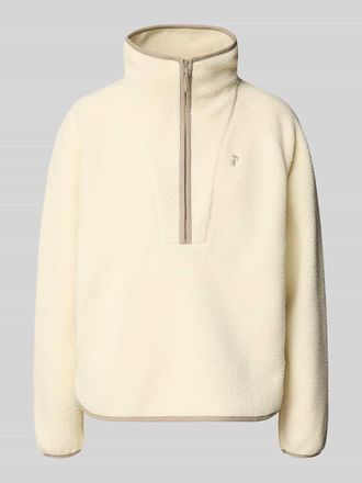 Peak Performance Regular Fit Sweatshirt mit Stehkragen in Sand, Gr&ouml;&szlig;e XL