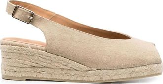 Castaner Schoenen, Dames, Beige, 40 EU, Katoen, Dosalia Wedge Espadrille