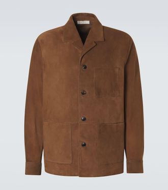Umit Benan Santiago suede jacket