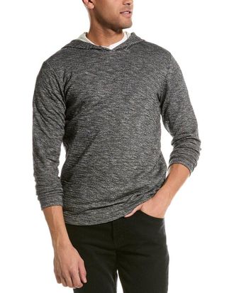 Vince Double Face Hooded Shirt