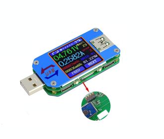 OEM Para Um25c Volt&iacute;metro Usb, Comprobador De Corriente Bluetooth Tipo C, Comprobador Usb Bluetooth Tipo C, Comprobador De Corriente Mult&iacute;metro Con Pantal