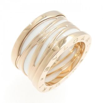 Bulgari Pink Gold (18K) Ceramic Band Ring (Pre-Owned)