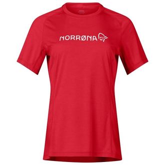 Norr&oslash;na Fj&oslash;r&aring; Equaliser Lightweight T-Shirt Velotrikot f&uuml;r Damen | rot
