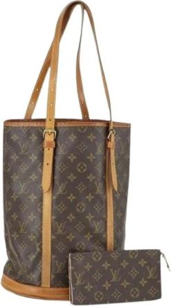 Louis Vuitton Pre-owned Bucket Bags, female, Brown, Size: ONE SIZE Pre-owned Bucket Bag M42236