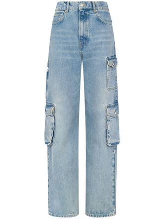 Moschino Jeans dritti a vita media - Blu