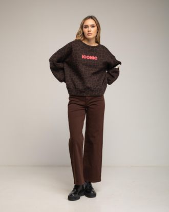 Tantra Basic wide leg jeans met een hoge taille