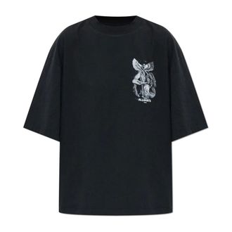 AllSaints Tops, Dames, Zwart, S, Katoen, Seraph Amelie T-shirt