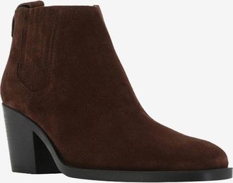 Tod's Chelsea-Stiefeletten aus Wildleder mit Absatz T Timeless 60