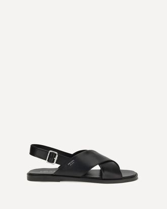 Prada Sandali Saffiano Criss-Cross Man 8.5