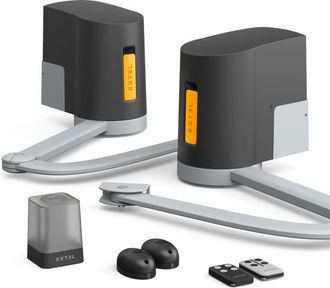 EXTEL Motorizaci&oacute;n De Puerta Batiente Conectada Con Brazos Articulados: 2,5m/250kg Por Hoja - Xb250 Umii - 761005