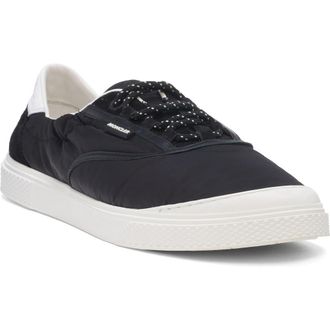 Moncler Vera Leisure Low Top Sneaker in Black at Nordstrom, Size 13Us