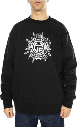 HUF Felpa Girocollo - Heren - Sweatshirts - Zwart - L - Hoodies & sweatvesten