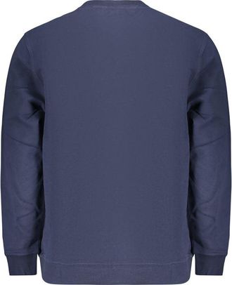 Tommy Hilfiger Logo-Print Cotton Sweatshirt - Blue