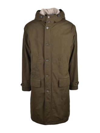 Aspesi Green Quilted Parka