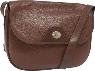 Dior Pre-owned Cross Body Bags, female, Brown, Size: ONE SIZE Pre-owned Vintage Shoulder Bag