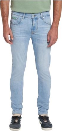 7 For All Mankind Heren, Jeans, Blauw, Maat: W34