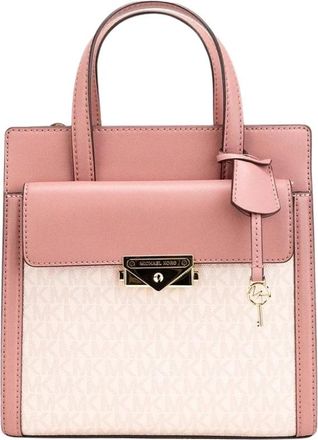 Chanel Pre-owned Cece Small North South Flap Tote Crossbody Bag - Dames - Vintage Handtas - Roze - ONE Size - Vintage