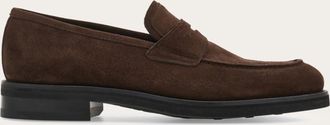 Ferragamo Uomo Mocassino Penny Marrone Taglia 42.5