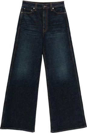 Khaite Dane Wide-Leg Jeans - Womens - Cotton/Polyurethane