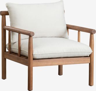 Sklum Pack De 2 Sillones De Jard&iacute;n En Madera De Acacia Melvin Sklum