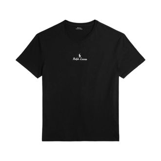 Polo Ralph Lauren T-Shirts, male, Black, Size: 2XL Black T-shirts and Polos with Pony Logo