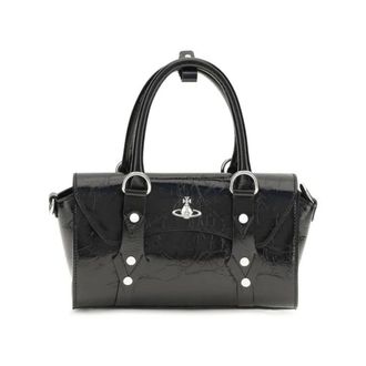 Vivienne Westwood Orb Satchel Tas - Dames - Tassen - Zwart - Maat: ONE Size
