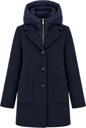 Marella Emmcuore Jas - Dames - Mantel - Blauw - XS - Leer - Jassen