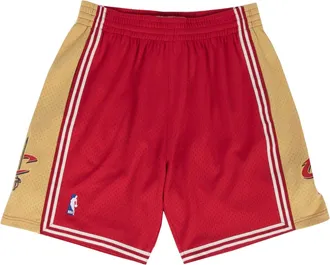 Mitchell & Ness x NBA Cleveland Cavaliers Road 2003-04 Swingman Shorts Red Gold SMSHGS18226-CCADKRD03