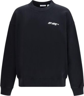 Off-white Zwarte Katoenen Sweater