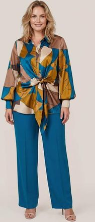 Mart Visser Torya Broek Petrolblauw Maxi
