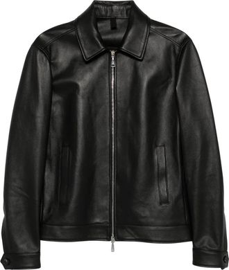 Tagliatore Jaxon Jacket - Heren - Leren en Su&egrave;de Jassen - Zwart - L - Leer - Jassen