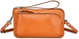 OLD TREND Dahlia Genuine Leather Compact Convertible Crossbody in Caramel at Nordstrom