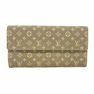 Louis Vuitton Platine Long Wallet (Bi-Fold) (Pre-Owned)