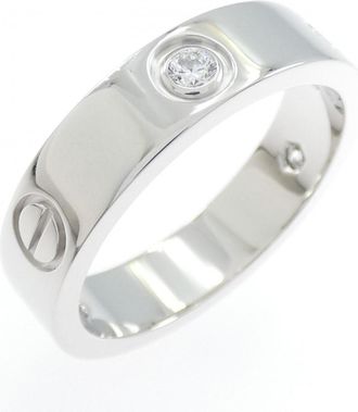 Cartier White Gold White Gold (18K) Band Ring (Pre-Owned)