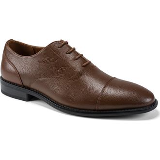 Karl Lagerfeld Firmin Cap Toe Oxford in Cognac at Nordstrom Rack, Size 11.5