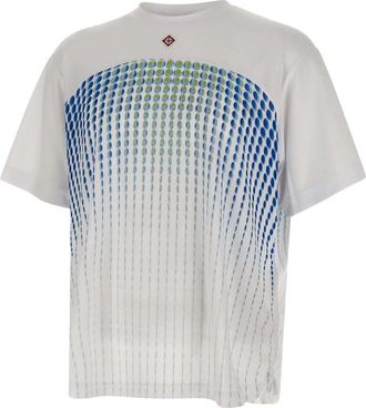 Casablanca Tennis Tech T-shirt met korte mouwen - Heren - T-shirts - Veelkleurig - L - Polyester - Tops