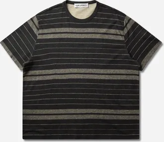 Our Legacy Men s New Box T-Shirt Ziggy Stripe