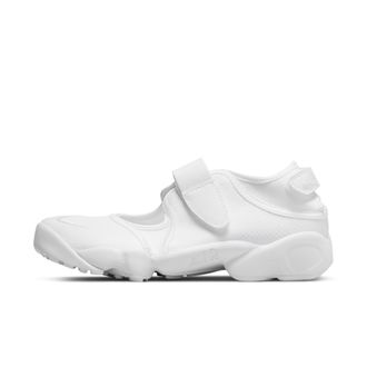 Nike Womens Air Rift Breathe Shoes in White | DN1338-100