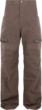 Rick Owens Stefan Multi-Pocket Cotton Cargo Pants