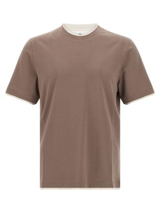 Brunello Cucinelli Double Layer T-Shirt