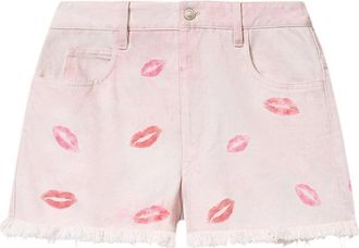 Isabel Marant Talapiz High-Rise Silk Shorts - Dames - Denim shorts - Roze - XS - Nylon - Korte Broeken