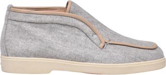 Santoni Schoenen, Dames, Grijs, 39 EU, Polyester, Polacchino in Panno