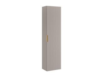 Vente-Unique Columna de ba&ntilde;o suspendida estriada - Beige - H140 cm - ZEVARA