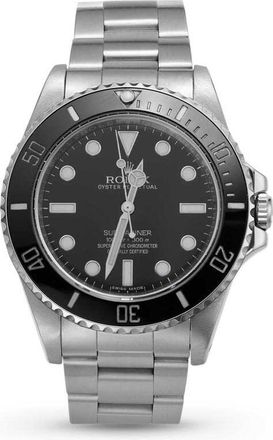 Rolex Pre-owned Rolex Submariner Automatic Chronometer Black Dial Mens Watch 114060 BKSO