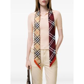 Burberry Check Scarf - Multicolor