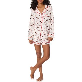 Bedhead Pajamas Espresso Print Short Pajamas in Espresso Kisses at Nordstrom, Size X-Large