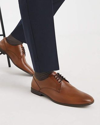 Jacamo Formal Leather Derby Wide