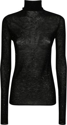 Pinko Mujer, Jerseys, Negro, Talla: M