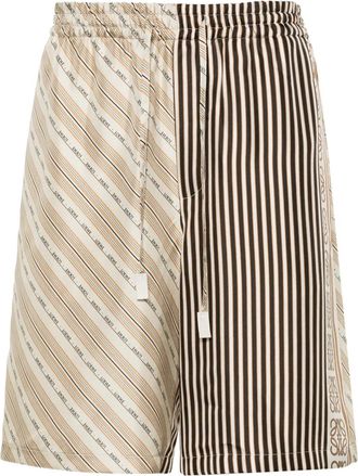 Loewe Shorts con motivo Anagram - Toni neutri