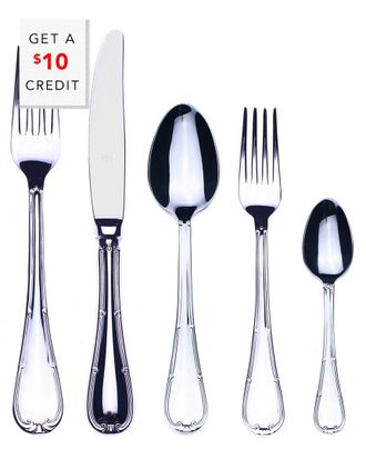 Mepra 5Pc Flatware Set With $10 Credit